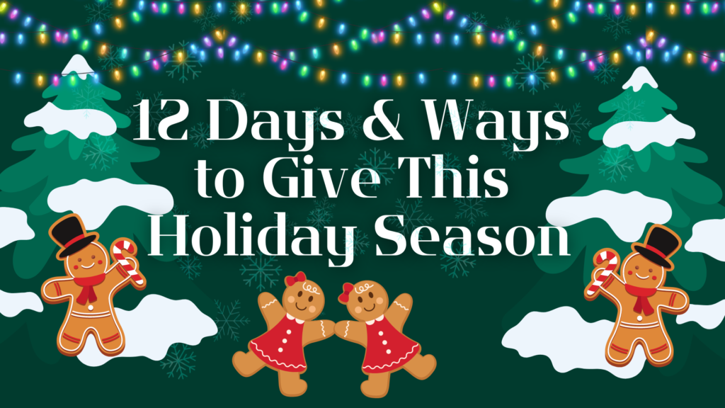 12 Days & Ways to Give This Holiday Season