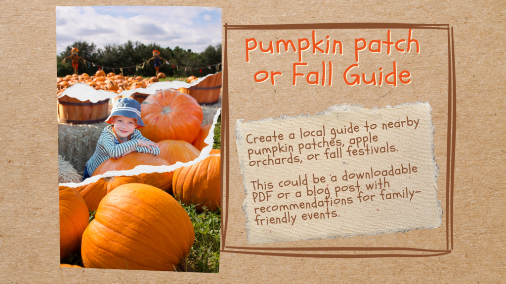 Image for Pumpkin Patch or Fall Guide for Clients