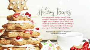 Day #8 - A Holiday Recipe eBook for Clients and Contacts