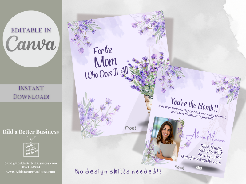 Bild a Better Business - Mother's Day Pop By Card