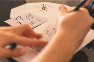 Handwritten notes for Real Estate Agents